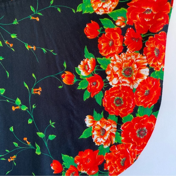 Stunning Vintage Floral Cape One Size - Picture 9 of 10
